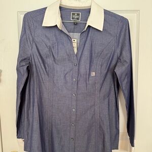 ❤️Express Button-down Shirt with White Collar NWT